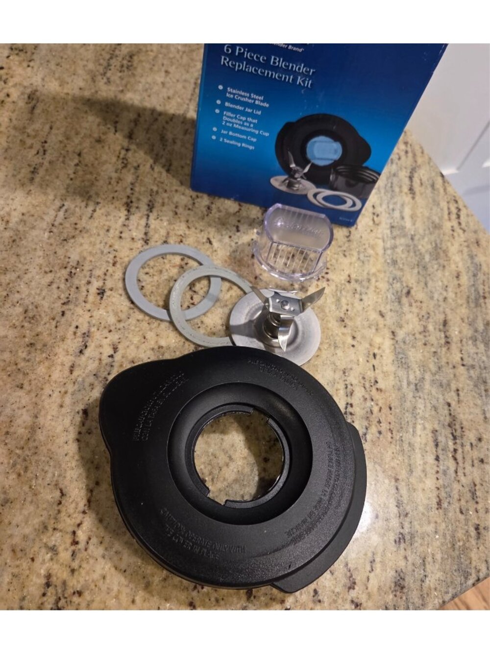 Oster Blender Replacement Parts Kit - 5 Piece * missing jar bottom cap*